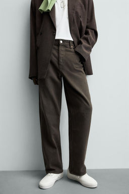 JEANS STRAIGHT FIT / Marr?n - Zara фото 5