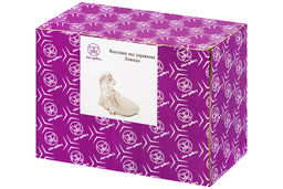 Подставка для украшений 8,5*6*6,5 см Лошадь белая с золотом, фарфор - Elan gallery фото 5