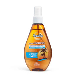 Ф-253 Масло для быстрого загара "Гавайское" SPF 15 160 мл./15