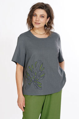 Костюм ALANI 2522 серый+зеленый