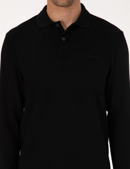 Siyah Regular Fit Sweatshirt - Pierre cardin фото 6