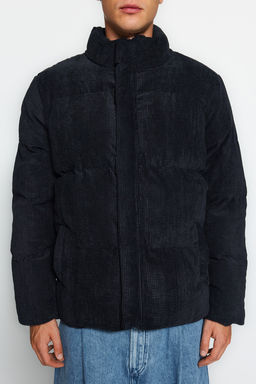 TRENDYOL MAN Camel Regular Fit Dik Yaka Fitilli Kadife Sisme K?sl?k Mont TMNAW22MO0182 - Trendyolmilla фото 4