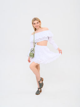 Босоножки EDART 5035.23663 bе. Вакса хаки+коричневый
