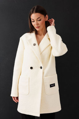 Пальто VN Fashion 1116 молочный