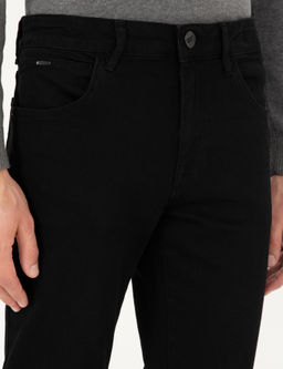 Siyah Slim Fit Jean Pantolon