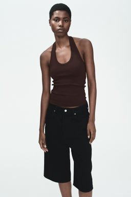 Top halter de algod?n - H&m фото 6