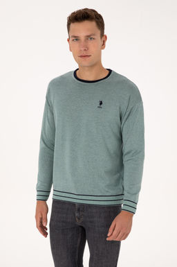 Erkek Comfort Fit Yaka Detayl_ Mint Kazak - U.s. polo assn фото 3