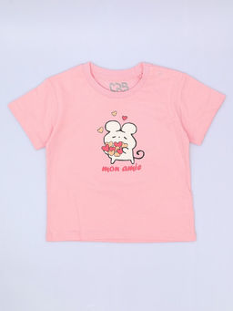 CRB wear / CSBG 64031-27-434 Футболка для девочки,розовый/Ex.Cherubino