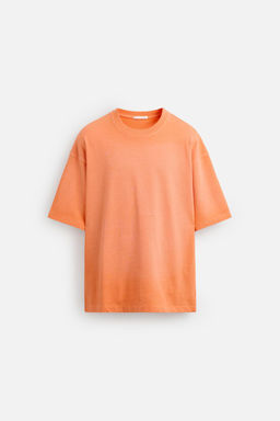 RELAXED FIT SPRAY WASH T-SHIRT - Zara фото 15