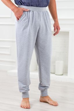 Брюки мужские из футера Оскар серый меланж - Амадэль фото 6