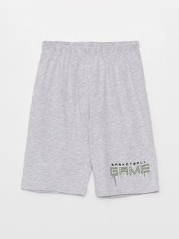 Beli Lastikli Bask?l? Erkek ?ocuk Pijama ?ort 2li - Waikiki фото 2