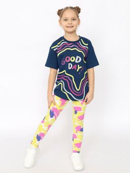 CRB wear / CSKG 70470-99-395 Брюки модель легинсы для девочки,мультиколор/Ex.Cherubino  фото 3