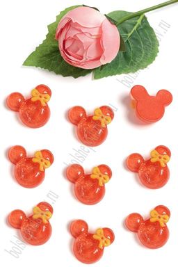 Кабошон "Мультик" (50 шт) SF-5716, красный