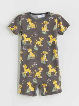 Aslan Kral Bask?l? Erkek Bebek Tulum 2li