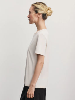 Футболка из хлопка с принтом / Zarina  фото 4