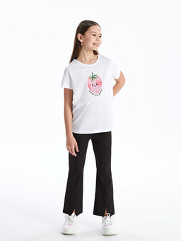 Beli Lastikli Basic K?z ?ocuk Tayt