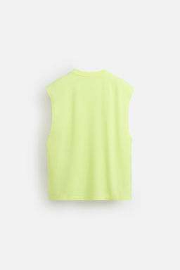 TANK TOP WITH RAISED PRINT - Zara фото 8