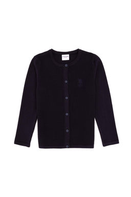 Темно-синий трикотажный кардиган для девочки Неожиданная скидка в корзине - U.s. polo assn фото 3