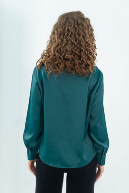Блузка Пэги (изумрудный) - Nadi bordo фото 5