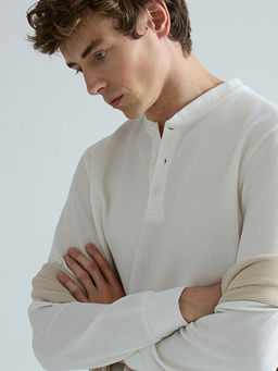 Bisiklet Yaka Erkek Sweatshirt