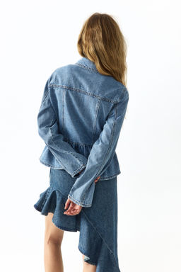 Cazadora denim con peplum - H&m фото 5