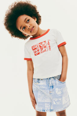 Camiseta de algodon con estampado