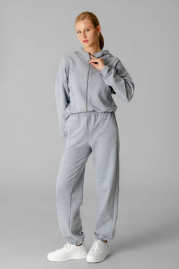 Арт. 2545 Костюм женский с брюками 44-50 (4 шт) Цвет:серый меланж