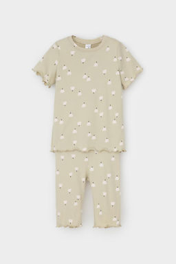 К 1632/фисташковый мусс,колокольчики пижама дет