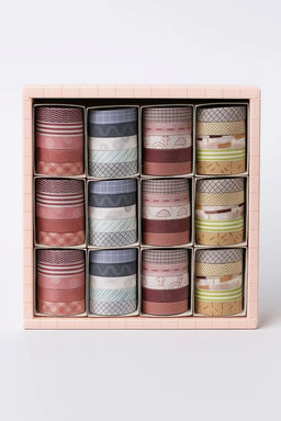 Набор клейкой ленты "Patterns", mix, шоу-бокс 12 шт.