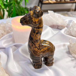 Жираф резной из дендритовой Яшмы - Радуга самоцветов фото 2