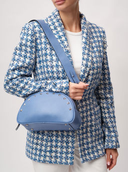 Кожаная сумка Azaro 30706 сиреневый закат