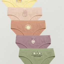 GULB3300/1(5шт. в упаковке) трусы для девочек