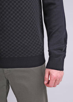 Джемпер муж (ЧЗ) т.синий 444263/17ха - Clever wear фото 4