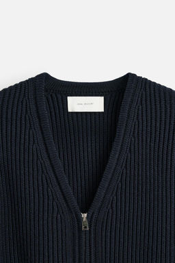 ZIP-UP TEXTURED CARDIGAN - Zara фото 9