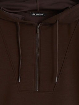 Kap??onlu Oversize Kad?n Sweatshirt Tunik