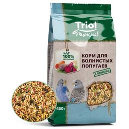 TF-00200 ТРИОЛ original корм д\волн.попуг.с овощами 450г.1\24 50111011