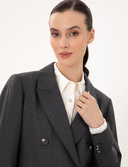 Antrasit Regular Fit Y_n Ceket