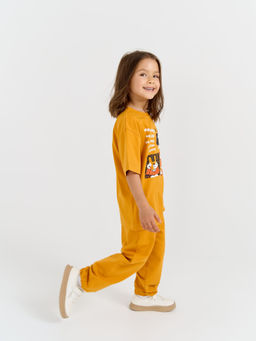 Джоггеры облегченные Горчица с карманами - Bungly фото 6