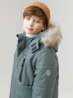 ВК 36110/2 ГР пальто для мал - Crockid фото 3