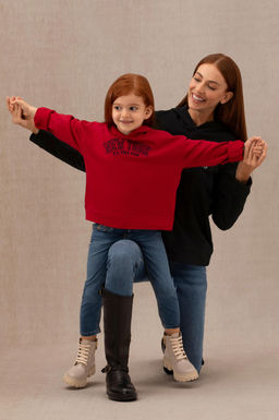 U. S. Polo Assn Красная толстовка с капюшоном для девочки - U.s. polo assn фото 9