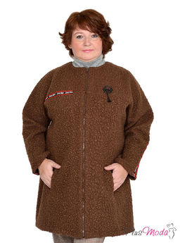 Куртка-пальто Модель №764 размеры 44-84 - Plusmoda фото 2