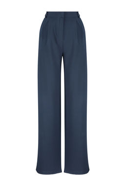 Lacivert Bol Paca Dokuma Pantolon TPRAW23PL00016