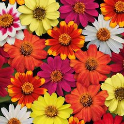 Цинния смесь цветов (семена 10 шт.)