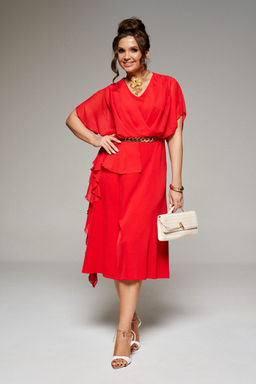 Платье Beautiful Free 6357 красный