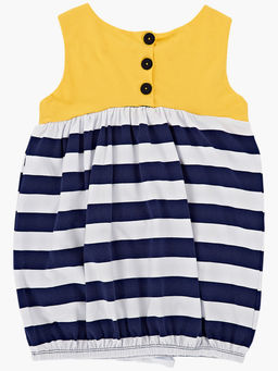 Платье для девочки UD 1583 желтый/полоса - Mini maxi фото 3