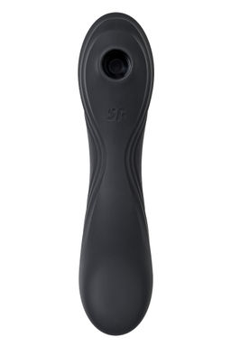 Вакуум-волновой бесконтактный стимулятор клитора Satisfyer Curvy Trinity 4, силикон, чёрный  фото 2