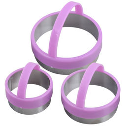 Формы кулинар. металл./пластик 3шт. (d5; 6; 7см) AN8-19