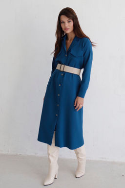 Платье-рубашка с английским воротником - Martichelli фото 26