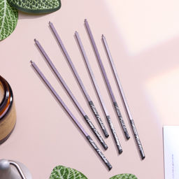 Набор свечей в торт, 6 штук Лавандовый металлик, 15 см - Страна карнавалия фото 3