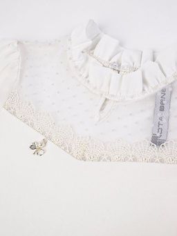 Блузка молочный 202230605 - Nota bene фото 8